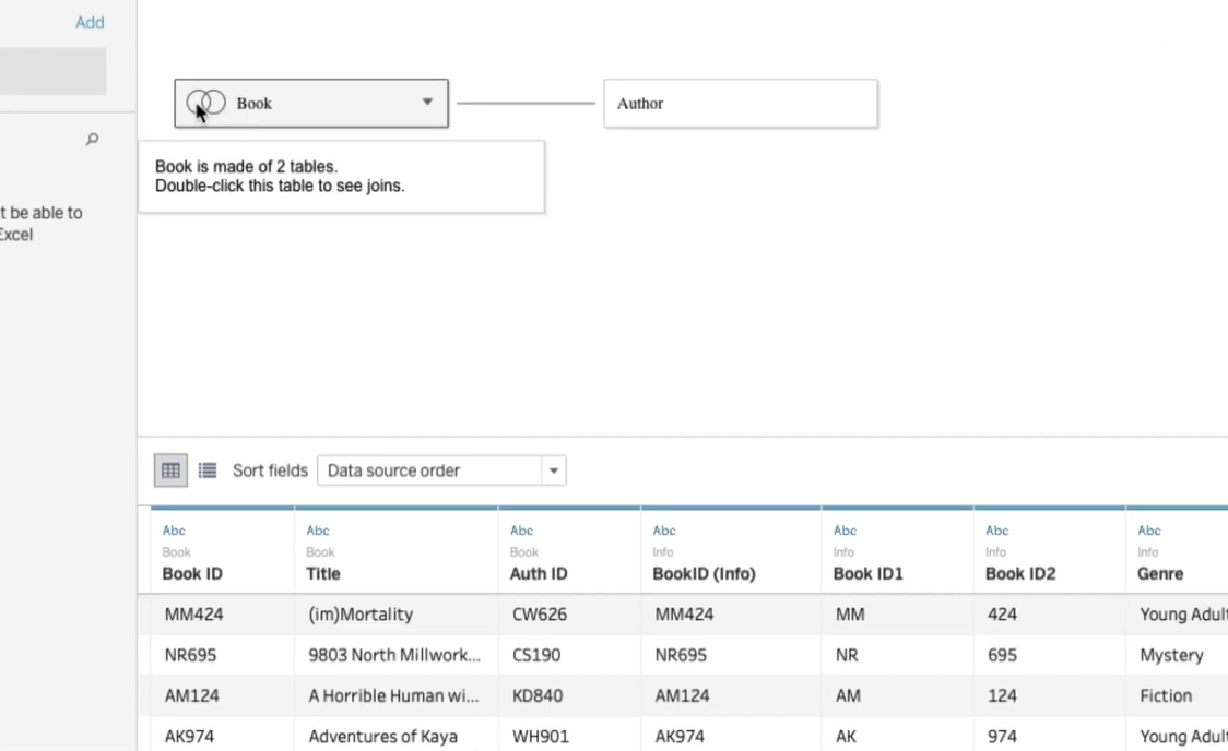 Create Joins in Tableau 2020.2